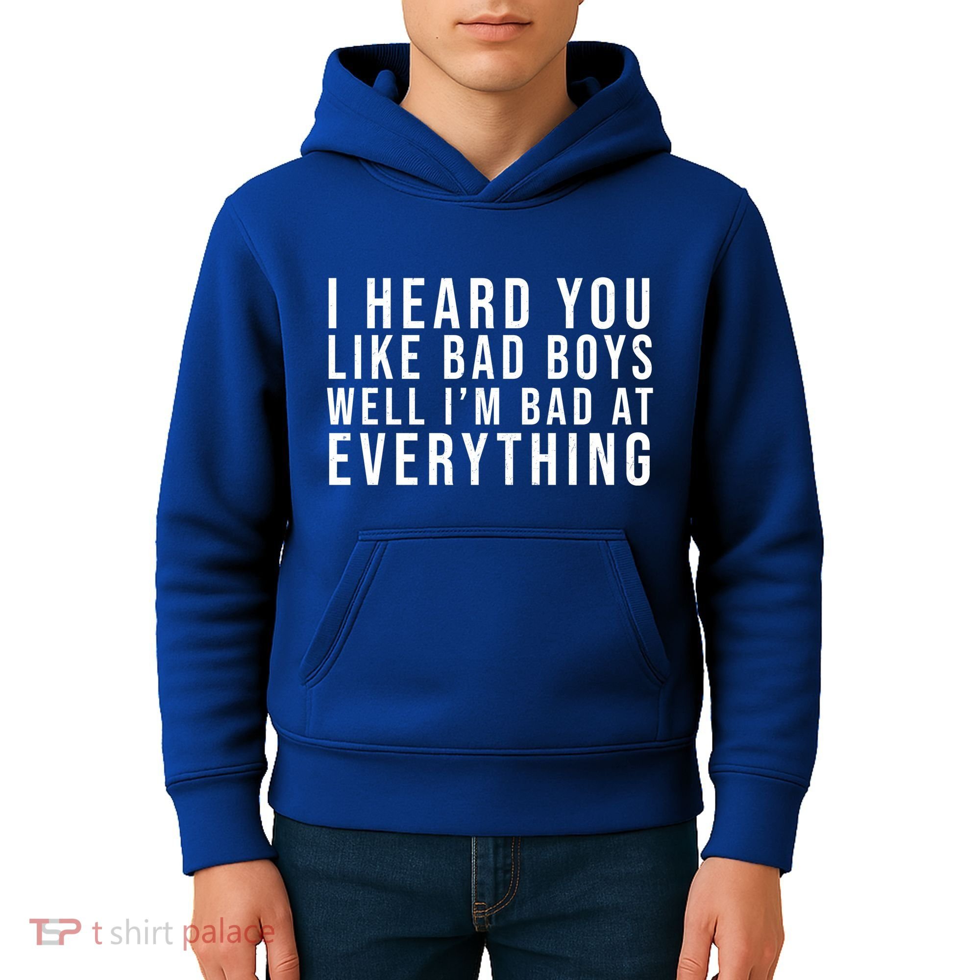 I Heard You Like Bad Boys Well I'm Bat At Everything Kids Hoodie