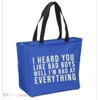 I Heard You Like Bad Boys Well I'm Bat At Everything Tote Bag thumb 2