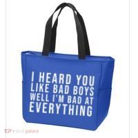 I Heard You Like Bad Boys Well I'm Bat At Everything Tote Bag thumb 3