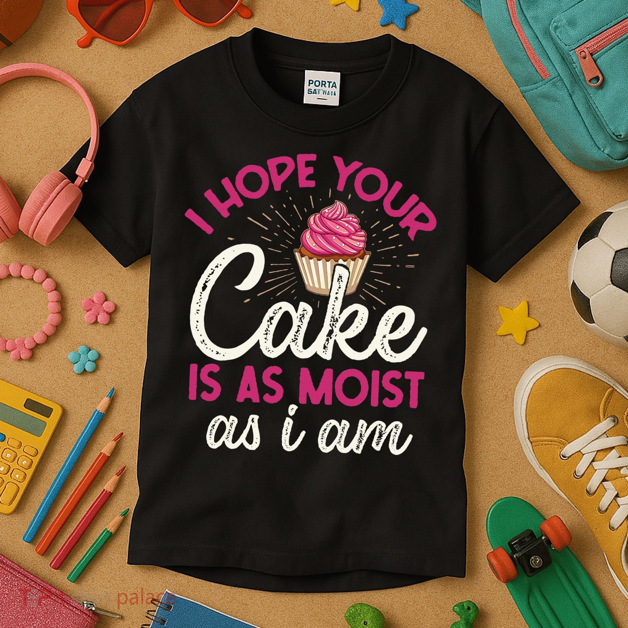 I Hope Your Cake Is As Moist As I Am Kids T-Shirt