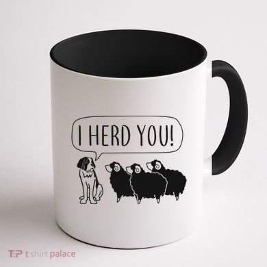 I Herd You Coffee Mug back