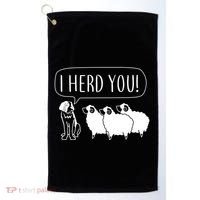 I Herd You Golf Towel thumb 0