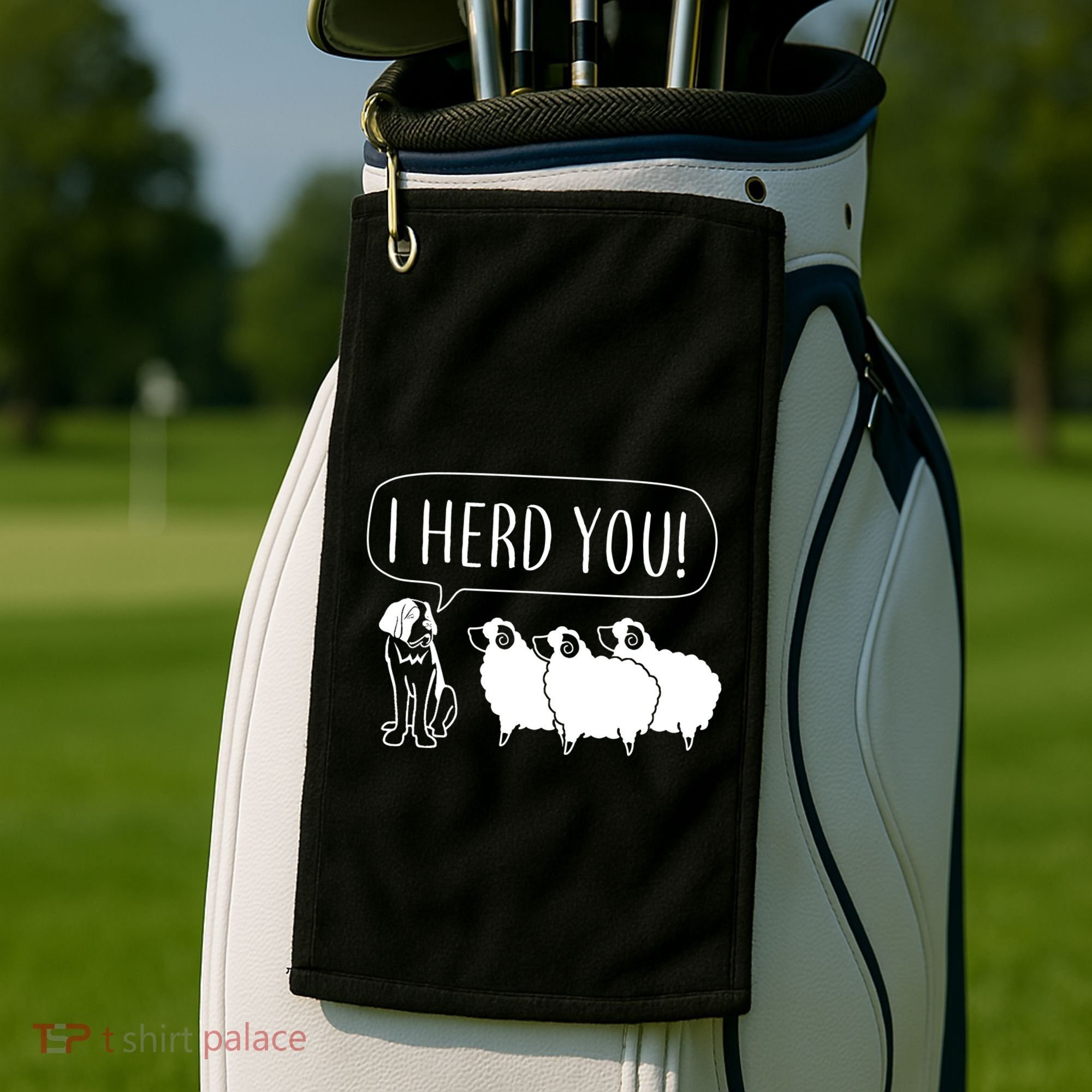 I Herd You Golf Towel