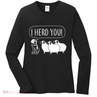 I Herd You Women's Long Sleeve Shirt thumb 0