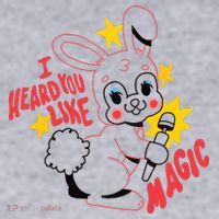 I Heard You Like Magic Pink Rabbit Women's Sweatshirt thumb 2