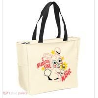 I Heard You Like Magic Pink Rabbit Tote Bag thumb 2