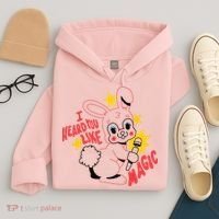 I Heard You Like Magic Pink Rabbit Hoodie thumb 4
