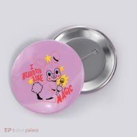 I Heard You Like Magic Pink Rabbit Button thumb 0