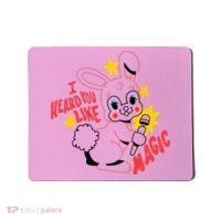 I Heard You Like Magic Pink Rabbit Mousepad thumb 0