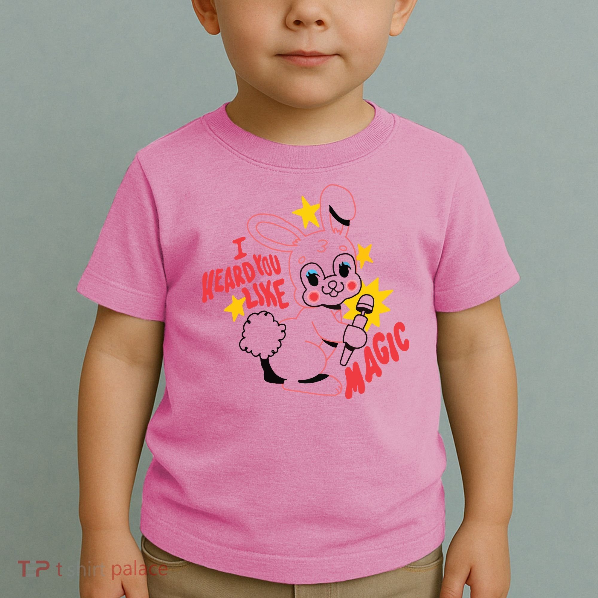 I Heard You Like Magic Pink Rabbit Toddler T-Shirt