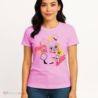 I Heard You Like Magic Pink Rabbit Women's T-Shirt thumb 4