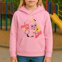 I Heard You Like Magic Pink Rabbit Kids Hoodie thumb 3