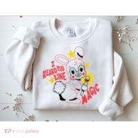 I Heard You Like Magic Pink Rabbit Sweatshirt thumb 2