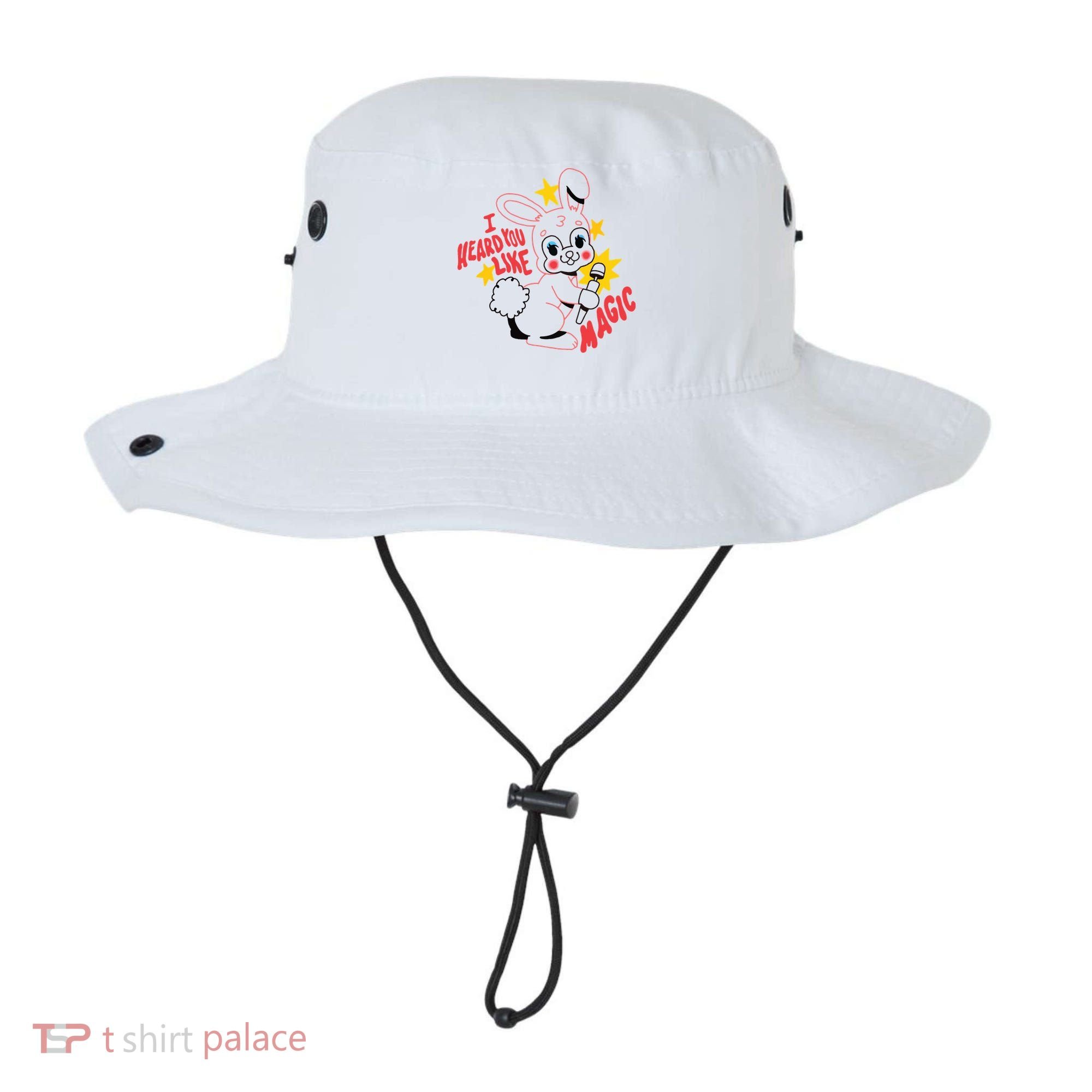 I Heard You Like Magic Pink Rabbit Bucket Hat