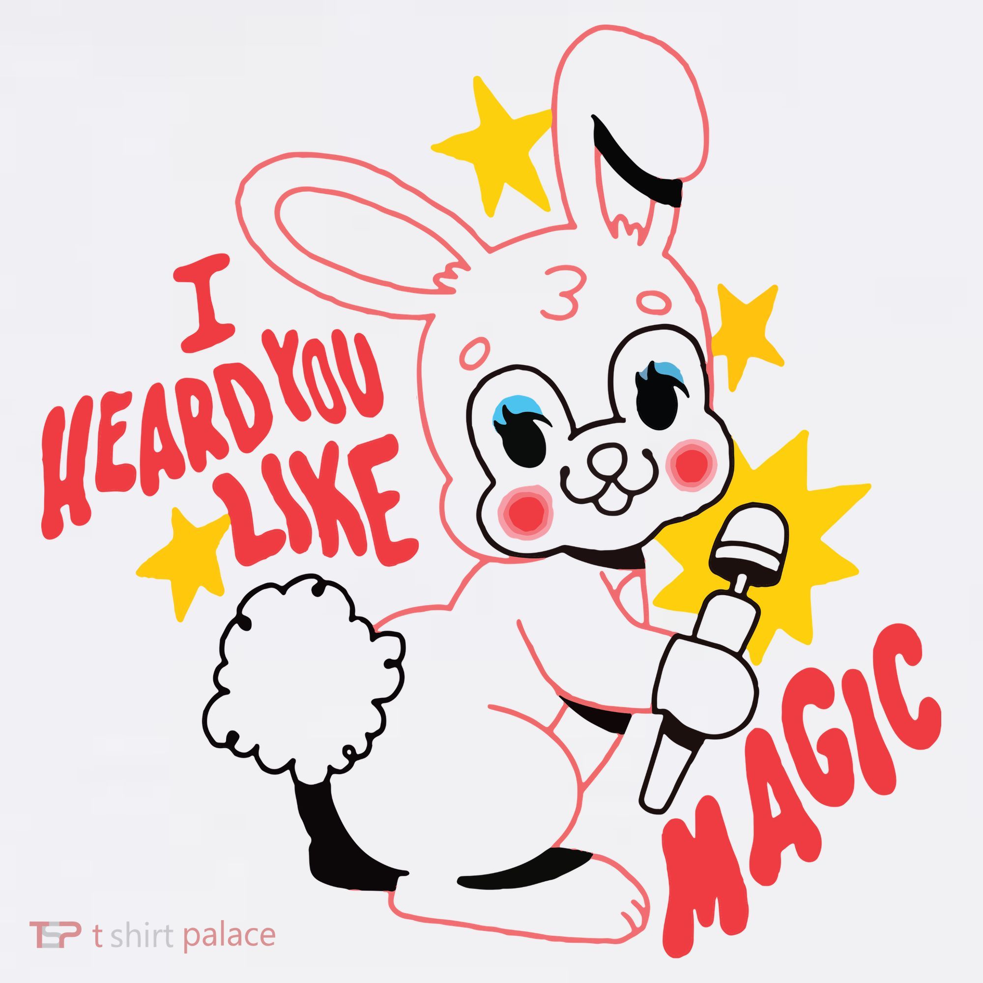 I Heard You Like Magic Pink Rabbit Bucket Hat