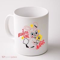 I Heard You Like Magic Pink Rabbit Coffee Mug thumb 0