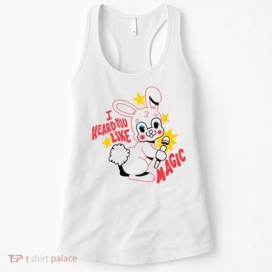I Heard You Like Magic Pink Rabbit Women's Tank Top
