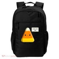 I Hate You Too Funny Halloween Candy Corn Backpack thumb 0