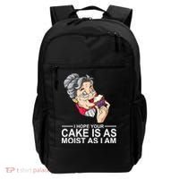 I Hope Your Cake Is As Moist As I Am Funny Backpack thumb 0