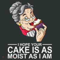 I Hope Your Cake Is As Moist As I Am Funny Baby Bodysuit thumb 2