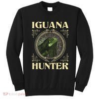 Iguana Hunter Zookeeper Reptile Animal Lover Herpetology Sweatshirt thumb 0