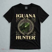 Iguana Hunter Zookeeper Reptile Animal Lover Herpetology T-Shirt thumb 5