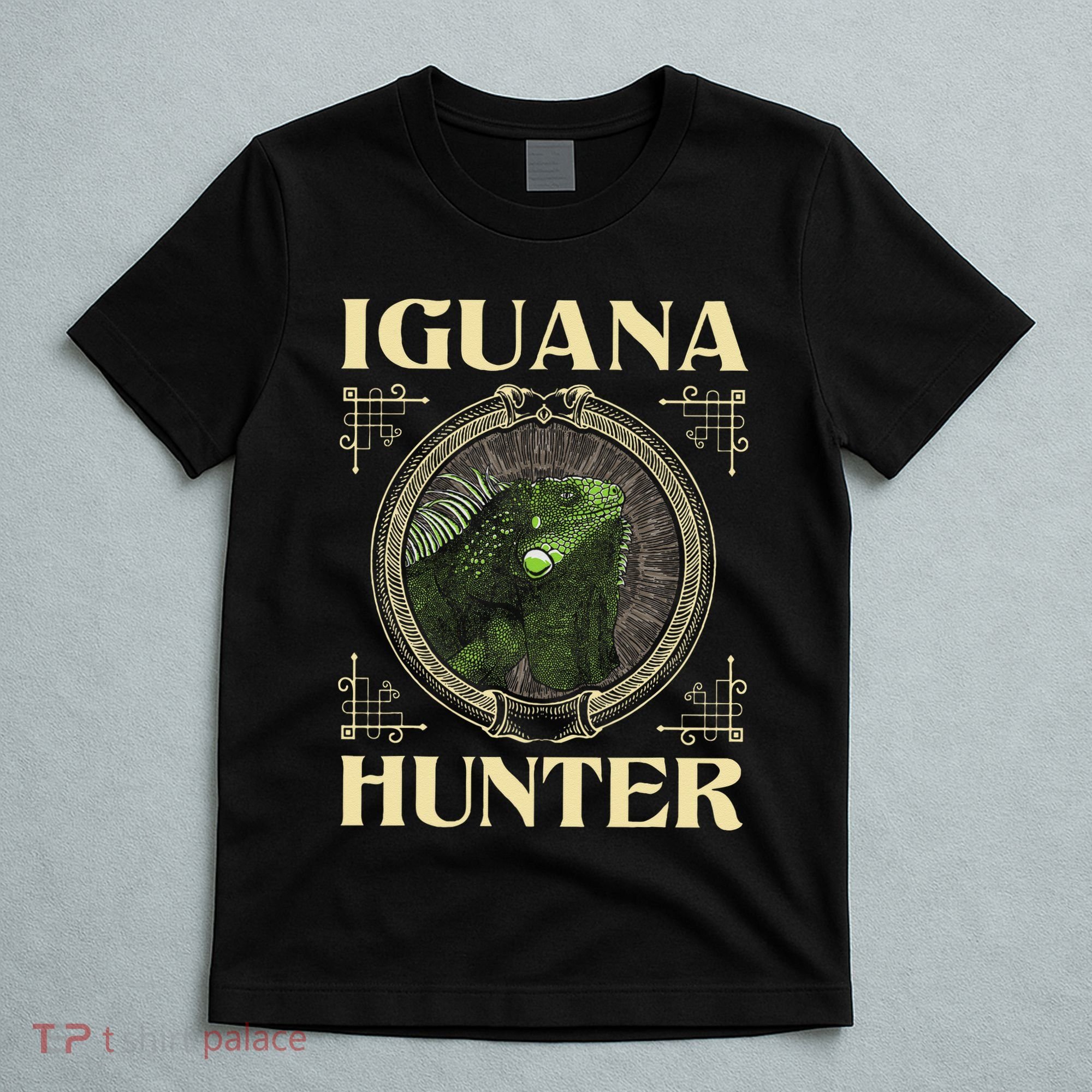 Iguana Hunter Zookeeper Reptile Animal Lover Herpetology T-Shirt