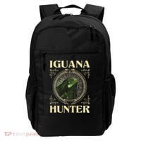 Iguana Hunter Zookeeper Reptile Animal Lover Herpetology Backpack thumb 0