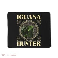 Iguana Hunter Zookeeper Reptile Animal Lover Herpetology Mousepad thumb 0