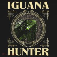 Iguana Hunter Zookeeper Reptile Animal Lover Herpetology Mousepad thumb 1