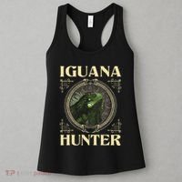 Iguana Hunter Zookeeper Reptile Animal Lover Herpetology Women's Tank Top thumb 3