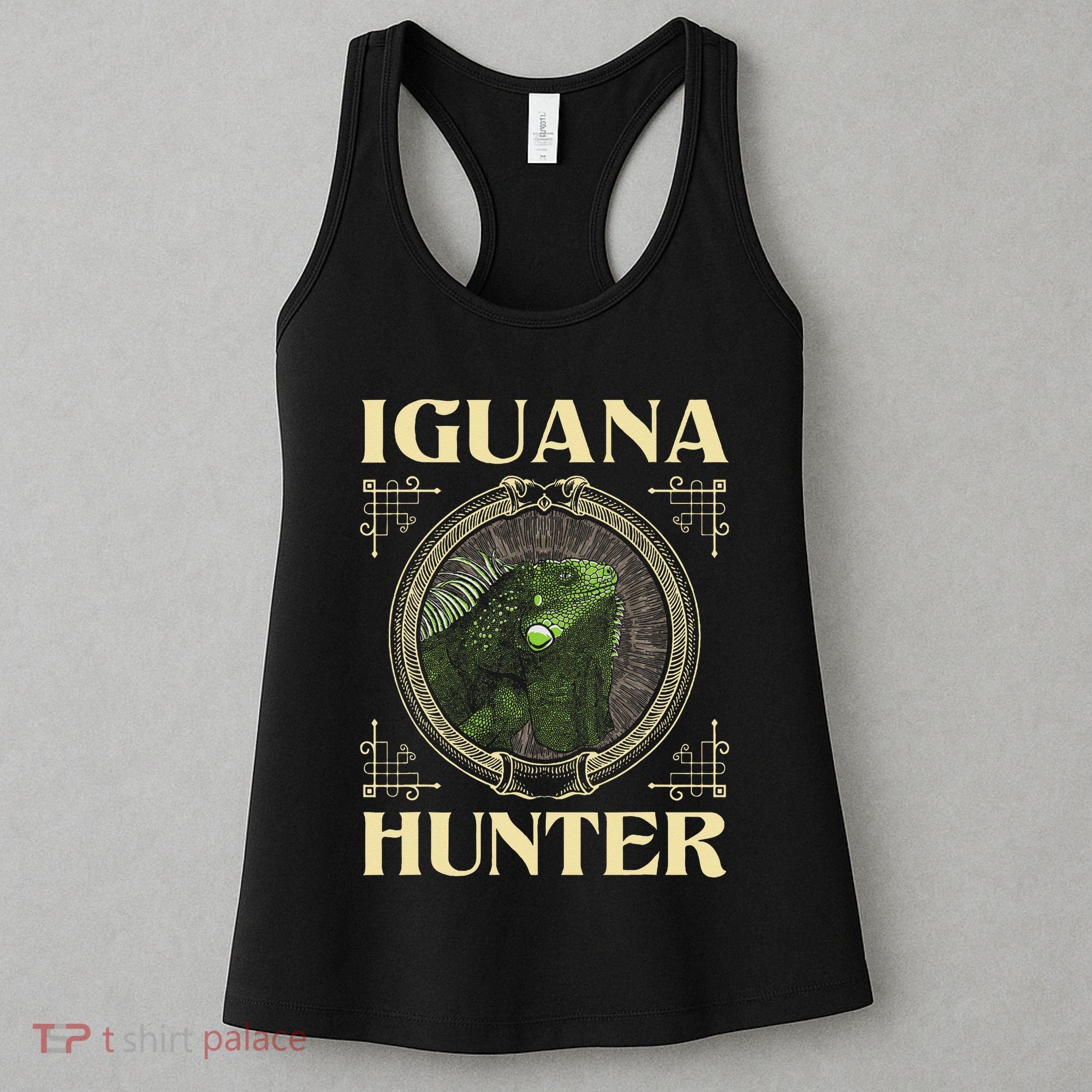 Iguana Hunter Zookeeper Reptile Animal Lover Herpetology Women's Tank Top
