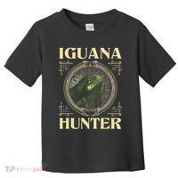 Iguana Hunter Zookeeper Reptile Animal Lover Herpetology Toddler T-Shirt thumb 0