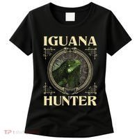 Iguana Hunter Zookeeper Reptile Animal Lover Herpetology Women's T-Shirt thumb 0