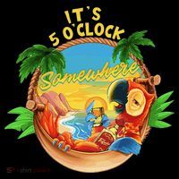 It Is 5 O'clock Somewhere Parrot Drinking Summer Vacation Coffee Mug thumb 5