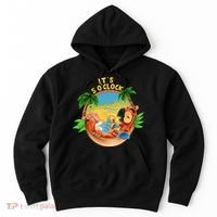 It Is 5 Oclock Somewhere Parrot Drinking Summer Vacation Hoodie thumb 0