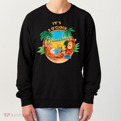 It Is 5 Oclock Somewhere Drinking Parrot Women's Sweatshirt