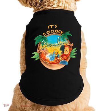 It Is 5 Oclock Somewhere Drinking Parrot Doggie Tank