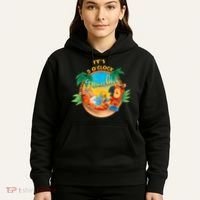 It Is 5 Oclock Somewhere Drinking Parrot Hoodie thumb 5