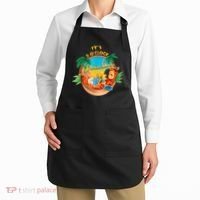 It Is 5 Oclock Somewhere Drinking Parrot Apron thumb 2
