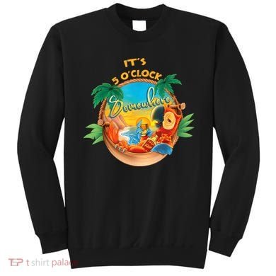 It Is 5 Oclock Somewhere Drinking Parrot Sweatshirt