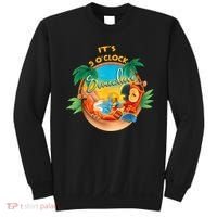 It Is 5 Oclock Somewhere Drinking Parrot Sweatshirt thumb 0
