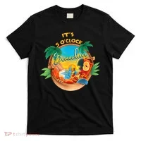 It Is 5 Oclock Somewhere Drinking Parrot T-Shirt thumb 0