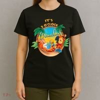 It Is 5 Oclock Somewhere Drinking Parrot T-Shirt thumb 4