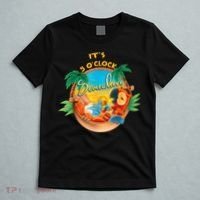 It Is 5 Oclock Somewhere Drinking Parrot T-Shirt thumb 5