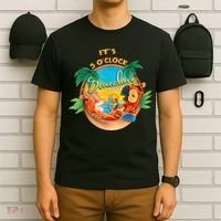 It Is 5 Oclock Somewhere Drinking Parrot T-Shirt thumb 6