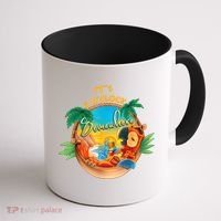 It Is 5 Oclock Somewhere Drinking Parrot Coffee Mug thumb 1