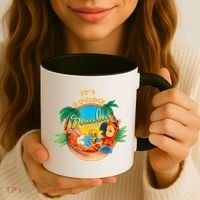 It Is 5 Oclock Somewhere Drinking Parrot Coffee Mug thumb 3