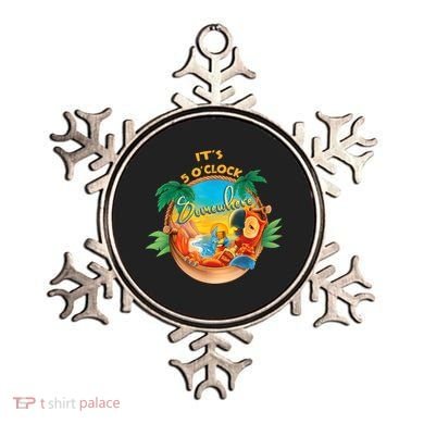 It Is 5 Oclock Somewhere Drinking Parrot Ornament