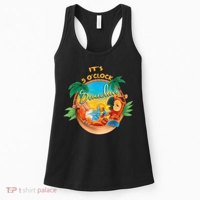 It Is 5 Oclock Somewhere Drinking Parrot Women's Tank Top